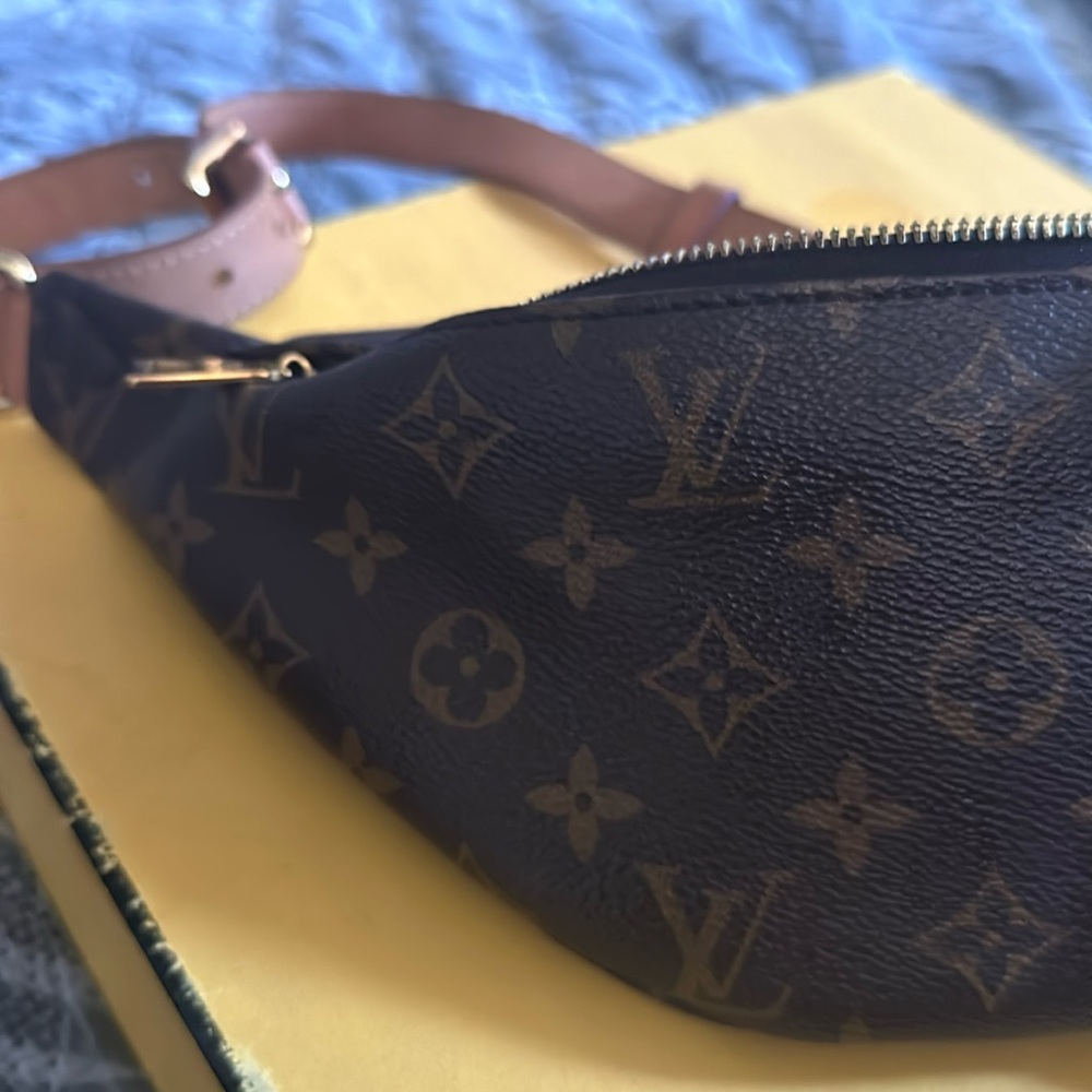 Louis Vuitton Authentic Leather Bum Bag - Crossbody Style - Good Condition